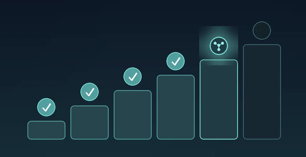 Checklist ilustrado de los primeros pasos después de registrar una empresa en Colombia, incluyendo presencia digital.