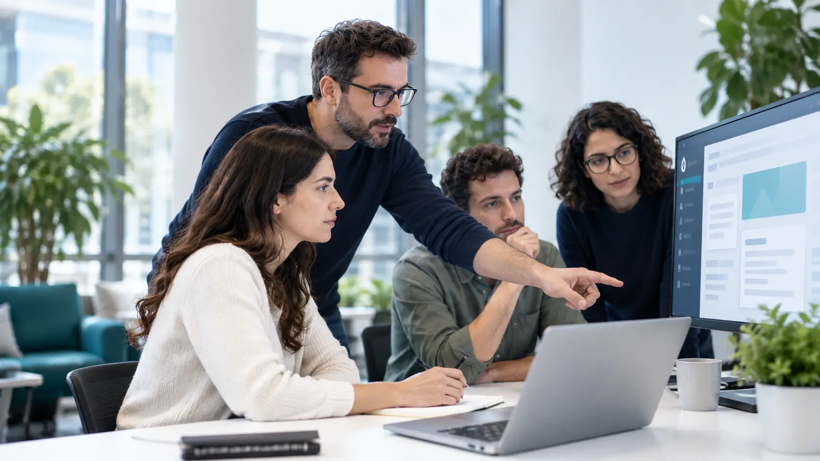 Equipo de Seed EM trabajando en una plataforma Drupal