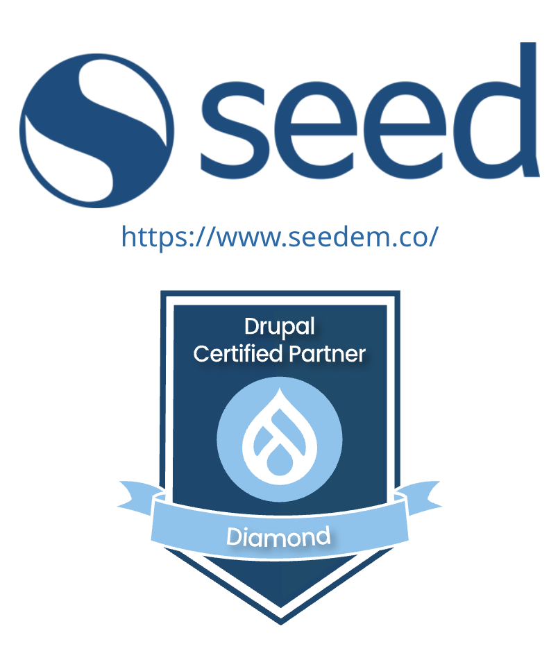 Seed EM, agencia con certificación Diamond como Drupal Certified Partner